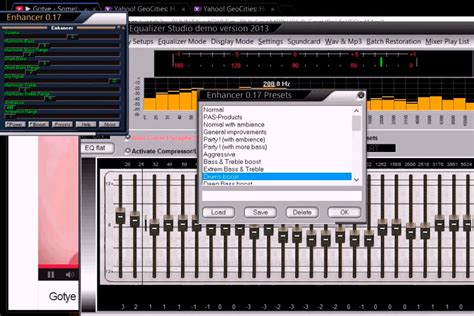 audio for windows. . Equalizer download